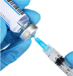 Vaccine syringe
